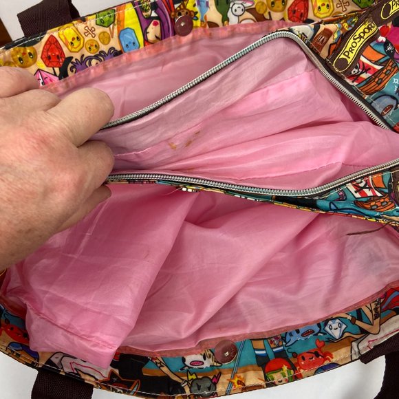 ProSport Tokidoki like Print Tote bag Large - Picture 16 of 16